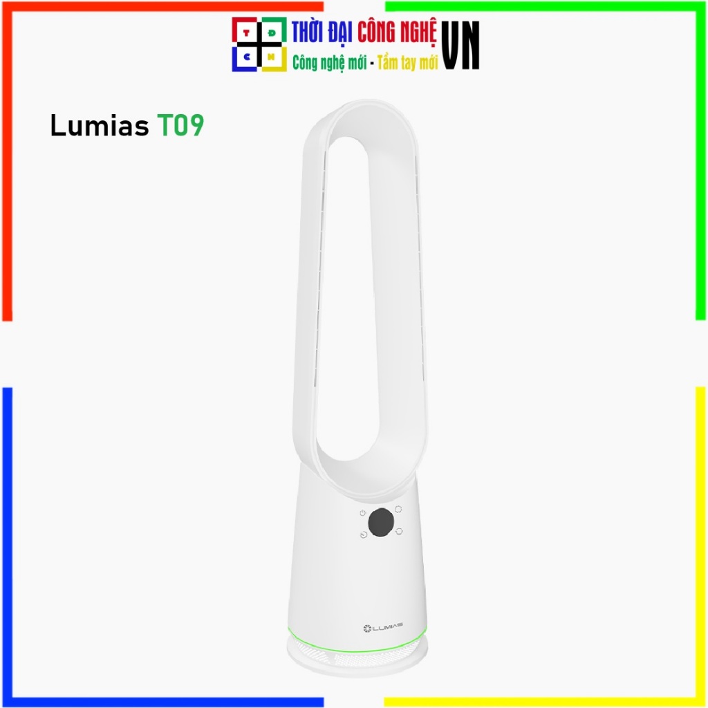 Quạt Không Cánh Lumias T09 Cao Cấp Làm Mát An Toàn Thông Minh - Quạt Lọc Khí Lumias T09 Bảo Hành Chí