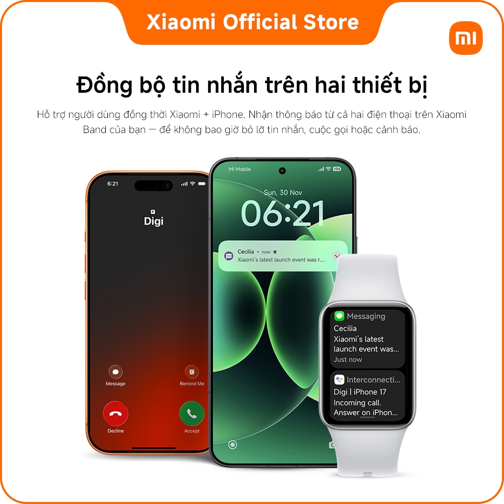 Đồng hồ thông minh Xiaomi Smart Band 10 Pro | Màn AMOLED 1.74" | Thời lượng pin lên đến 21 ngày | BigBuy360 - bigbuy360.vn