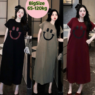 (Bigsize 65-120kg) Đầm xuông bigsize ( bầu mặc được ) 65-110kg . Đầm xuông dài qua gối . Đầm bầu bigsize Thai sản