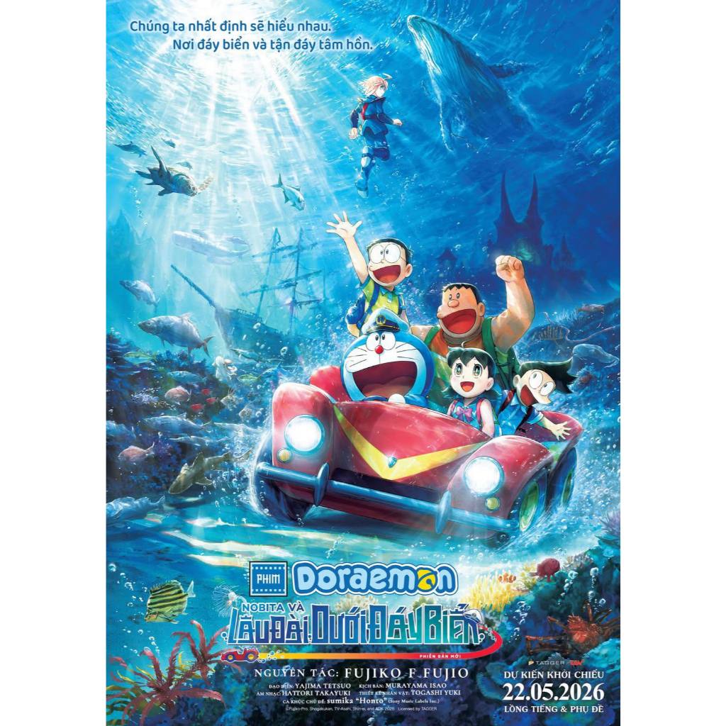 [ DORAEMON MOVIE EVENT ] - Quà Lưu Niệm Doraemon, Nobita và Lâu Đài Dưới Đáy Biển