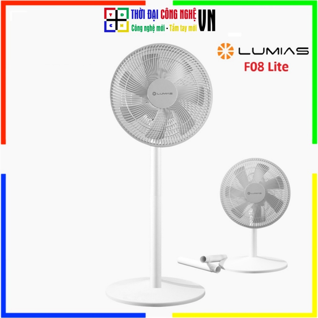 Quạt Cây Lumias F08 Lite Công Suất Mạnh 40W - Động Cơ Siêu Êm Tiết Kiệm Điện - Bảo Hành Chính Hãng 1
