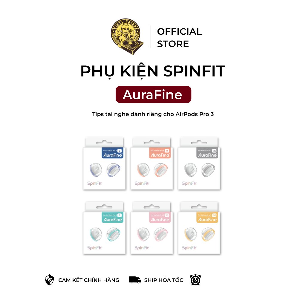 Tips tai nghe SpinFit AuraFine dành cho Air-Pod Pro Gen 3