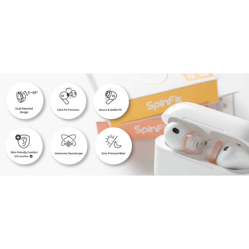 Tips tai nghe SpinFit AuraFine dành cho Air-Pod Pro Gen 3 | BigBuy360 - bigbuy360.vn