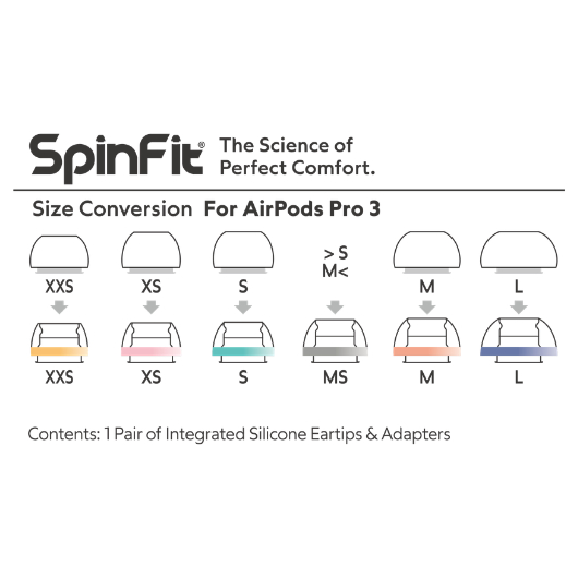 Tips tai nghe SpinFit AuraFine dành cho Air-Pod Pro Gen 3 | BigBuy360 - bigbuy360.vn