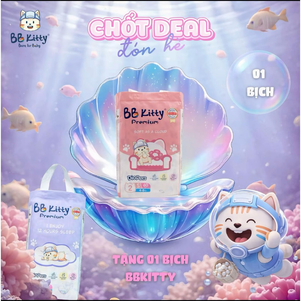 Pass / thanh lý tả BB KITTY size XXXL chưa khui