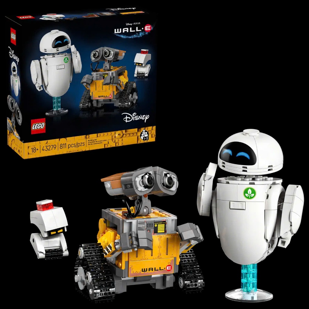 Lego 43279 Đồ Chơi Lắp Ráp WALL-E and EVE