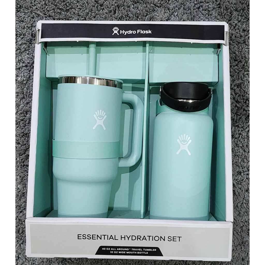 Set ly và bình giữ nhiệt Hydro Flask Hydration Set
