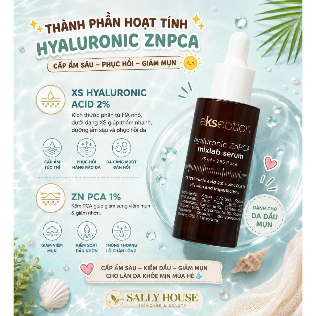 |CHÍNH HÃNG| Serum Ekseption Hyaluronic Niacin