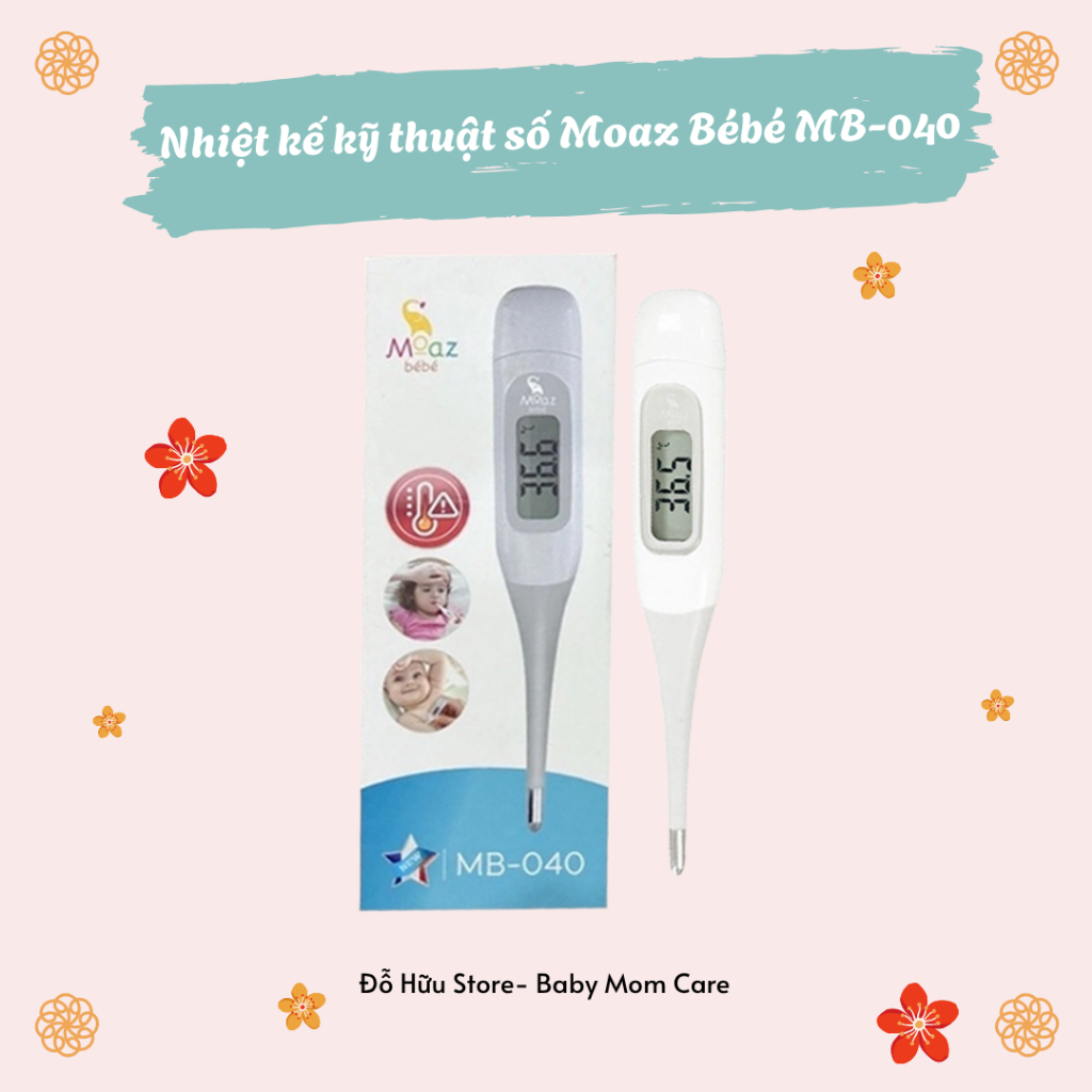 Nhiệt kế kỹ thuật số Moaz Bébé MB-040 | Đỗ Hữu Store