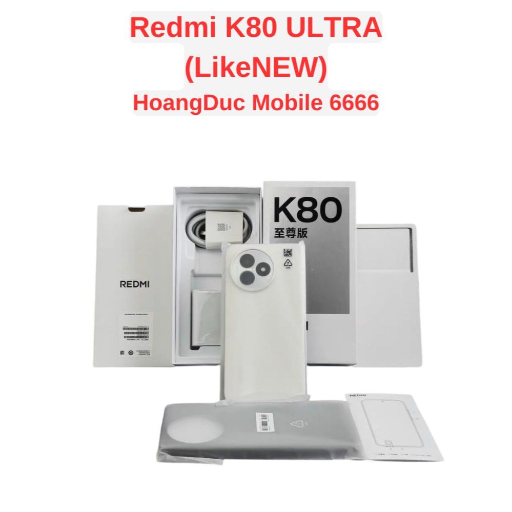 Điện thoại Xiaomi REDMI K80 Ultra likenew Dimensity 9400 Plus Pin 7410mAh