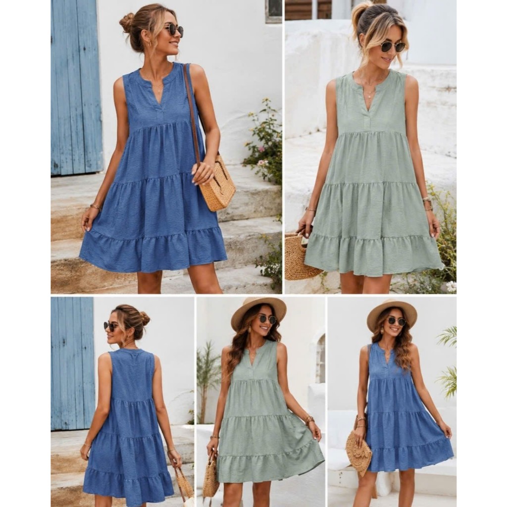 [Có Bigsize] [Có Bigsize] Đầm babydoll Lucky Brand xuất xịn
