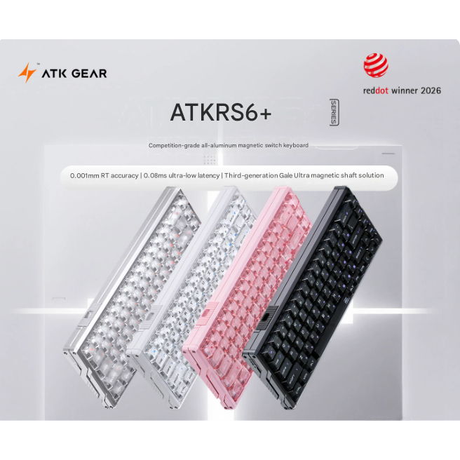 ATK RS6+ Series - Bàn Phím Rapid Trigger Khung Nhôm Chuyên Game FPS - 8K - 256K - 0.001RT - 480Mhz MCU | BigBuy360 - bigbuy360.vn
