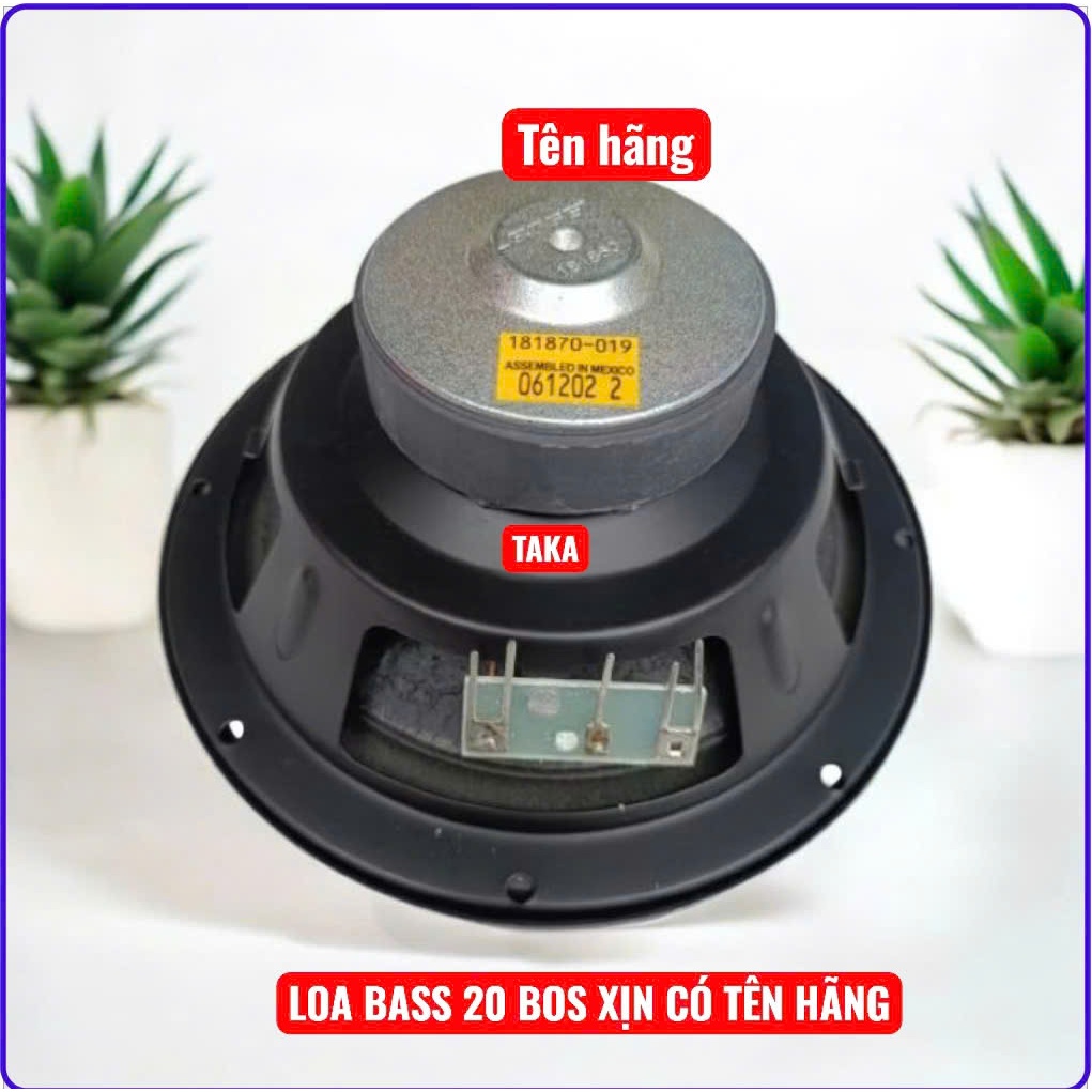 Loa bass 20 boss hàng xịn khắc tên hãng nhập khẩu - giá 1 chiếc