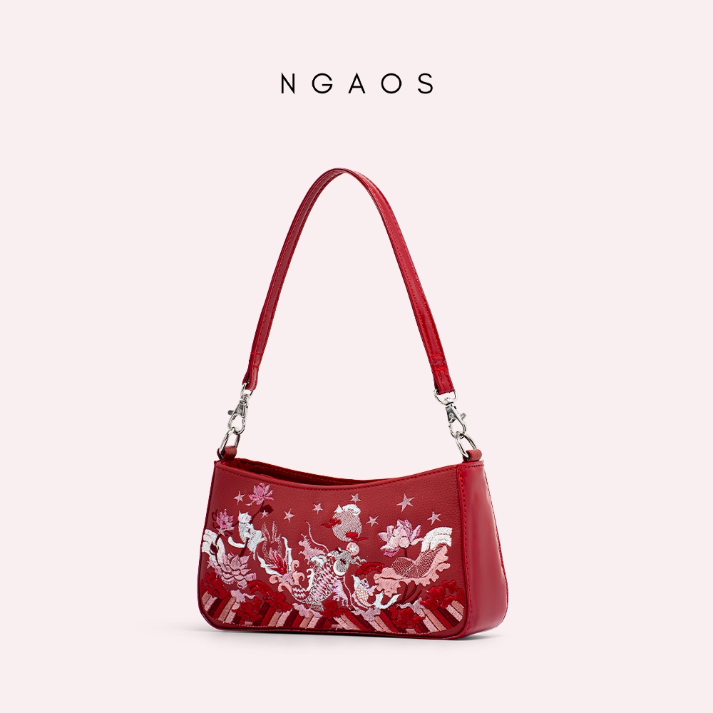 Duyên Bag - NGAOS - Thêu Họa Tiết Truyền Thống - Vegan Leather