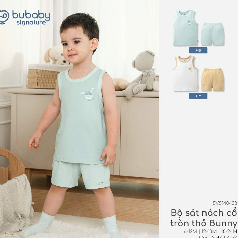BU BABY - Bộ ba lỗ cho bé  6m - 4Y