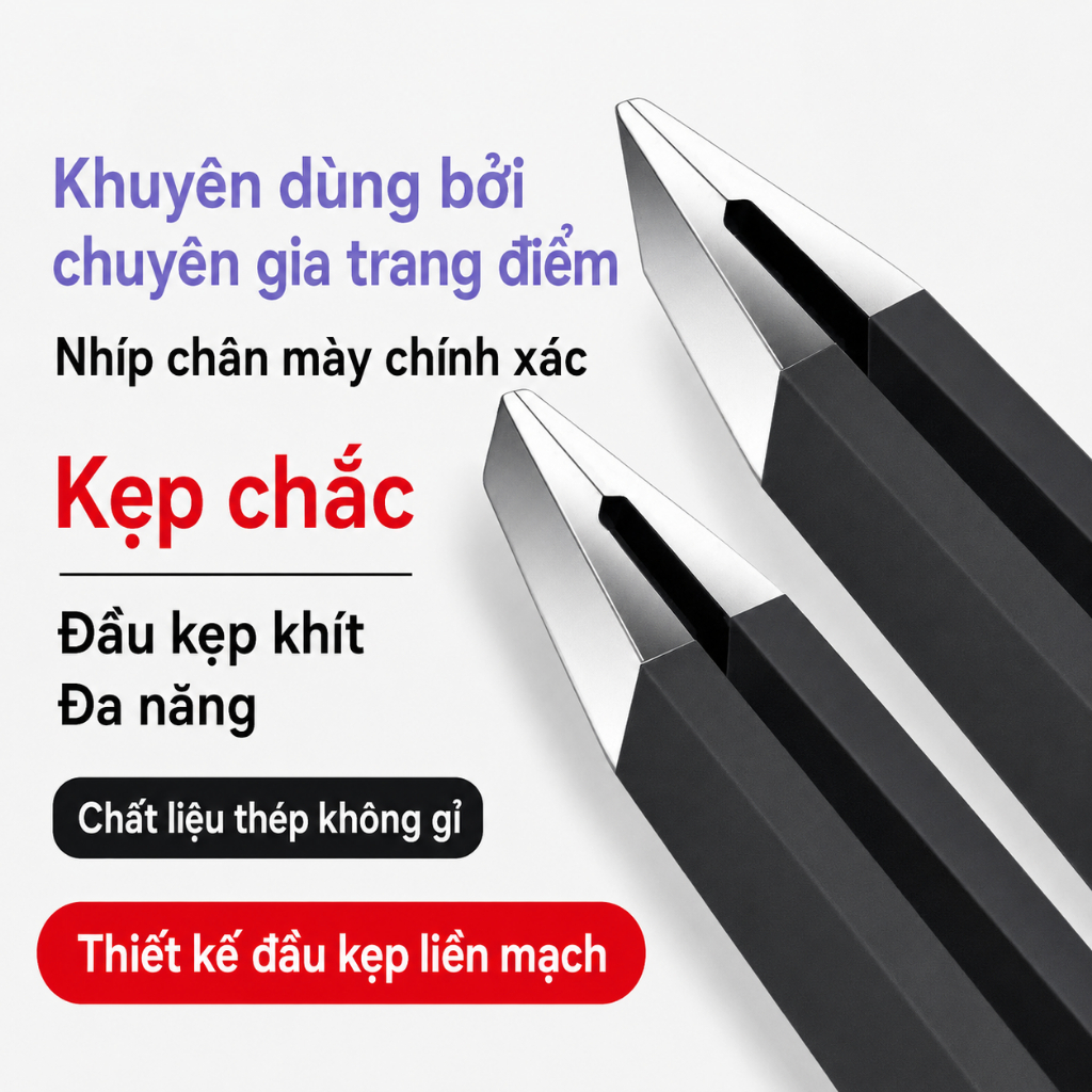 Nhíp nhổ lông bằng thép cao cấp không gỉ,nhổ lông,nhổ râu,gắp mi giá rẻ