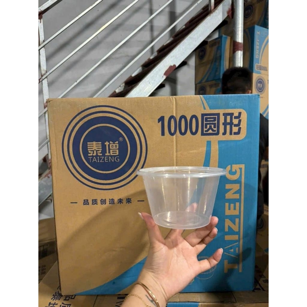 Conbo 100 tô nhựa 1000ml kèm nắp nhập khấu