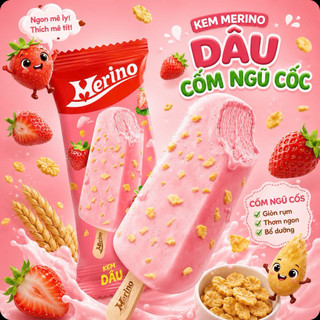 Kem Merino dâu cốm ngũ cốc