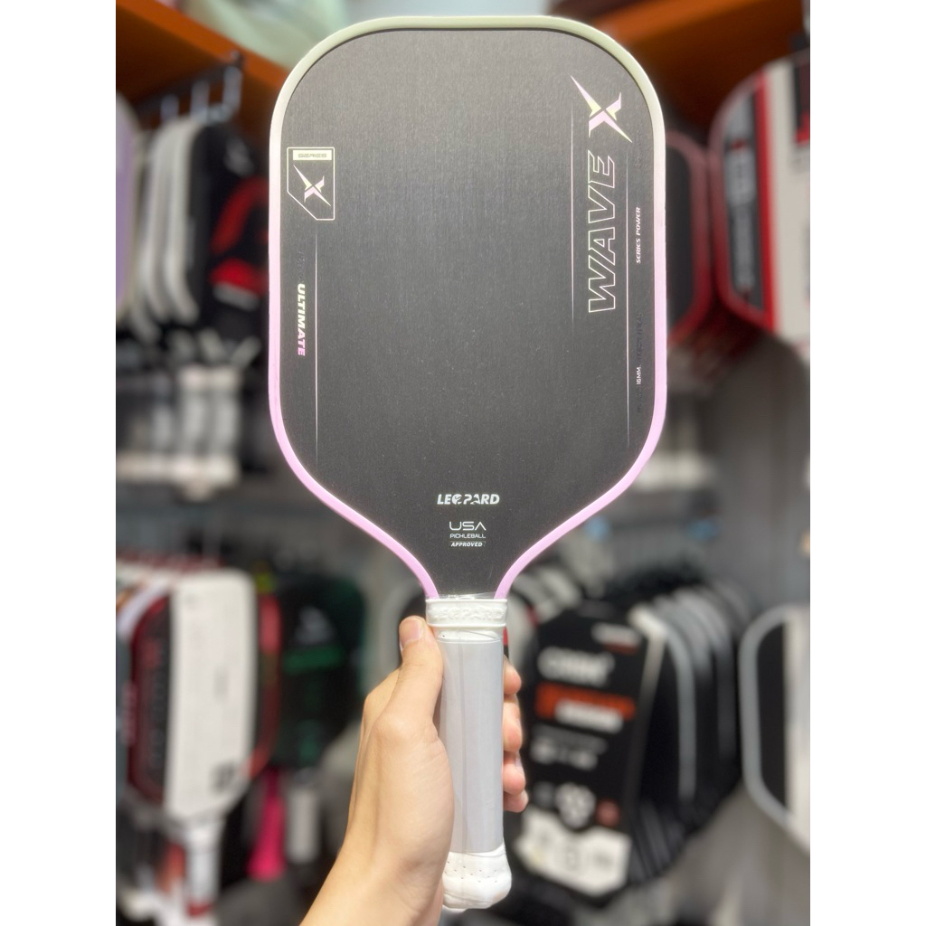 [LEOPARD] VỢT PICKLEBALL LEOPARD WAVE X 2026 CHÍNH HÃNG ( tặng kèm quấn cán và dán viền )