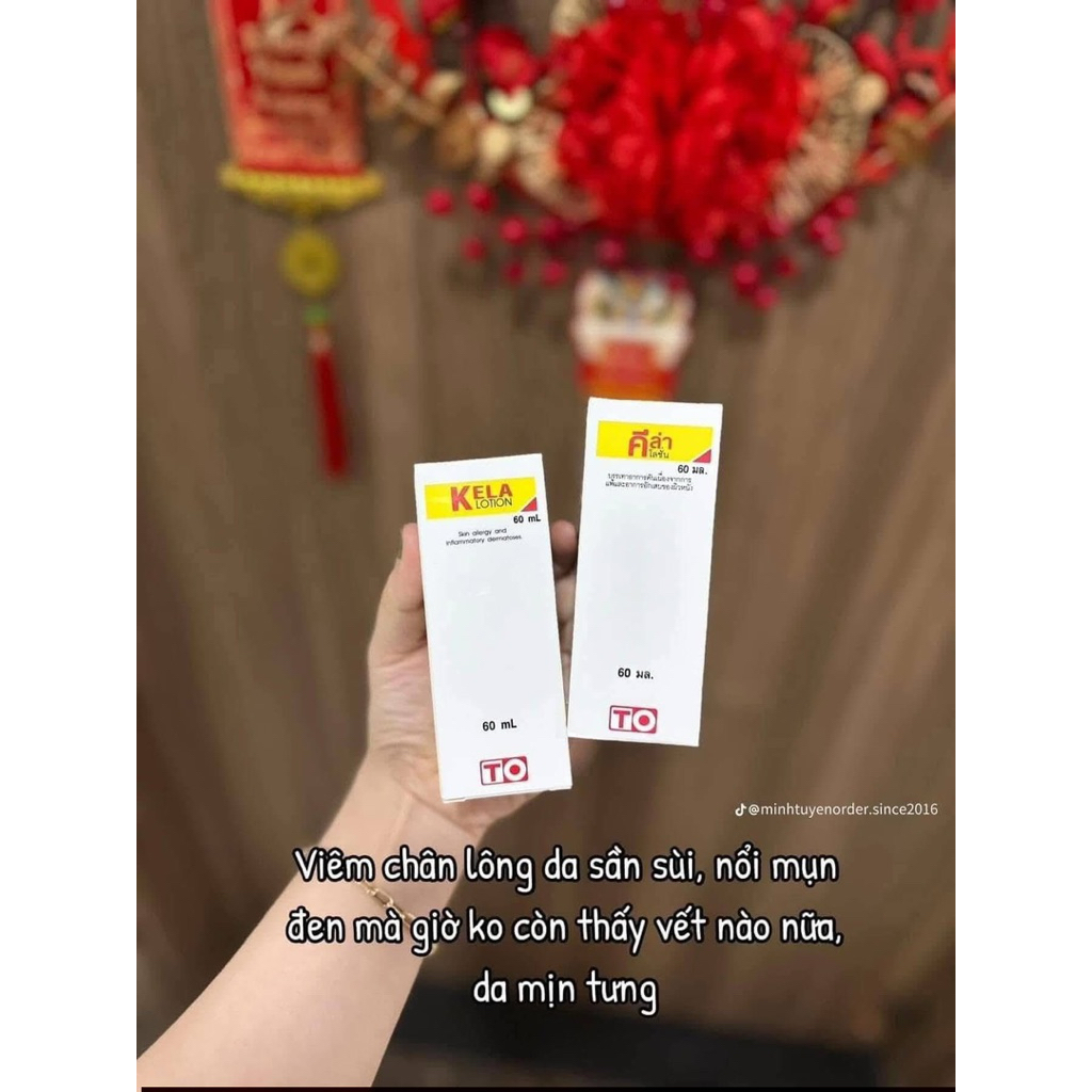 KELA LOTION THOA VIÊM NANG LÔNG THÁI LAN 60ml