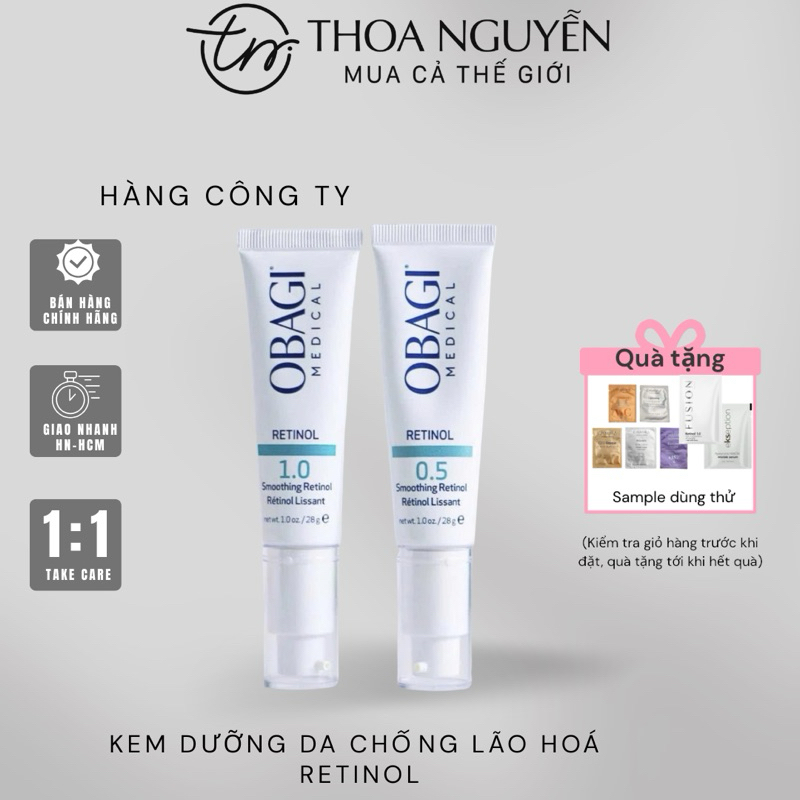 [HÀNG CÔNG TY] Kem Obagi Retinol 1.0, Retinol 0.5 Cream
