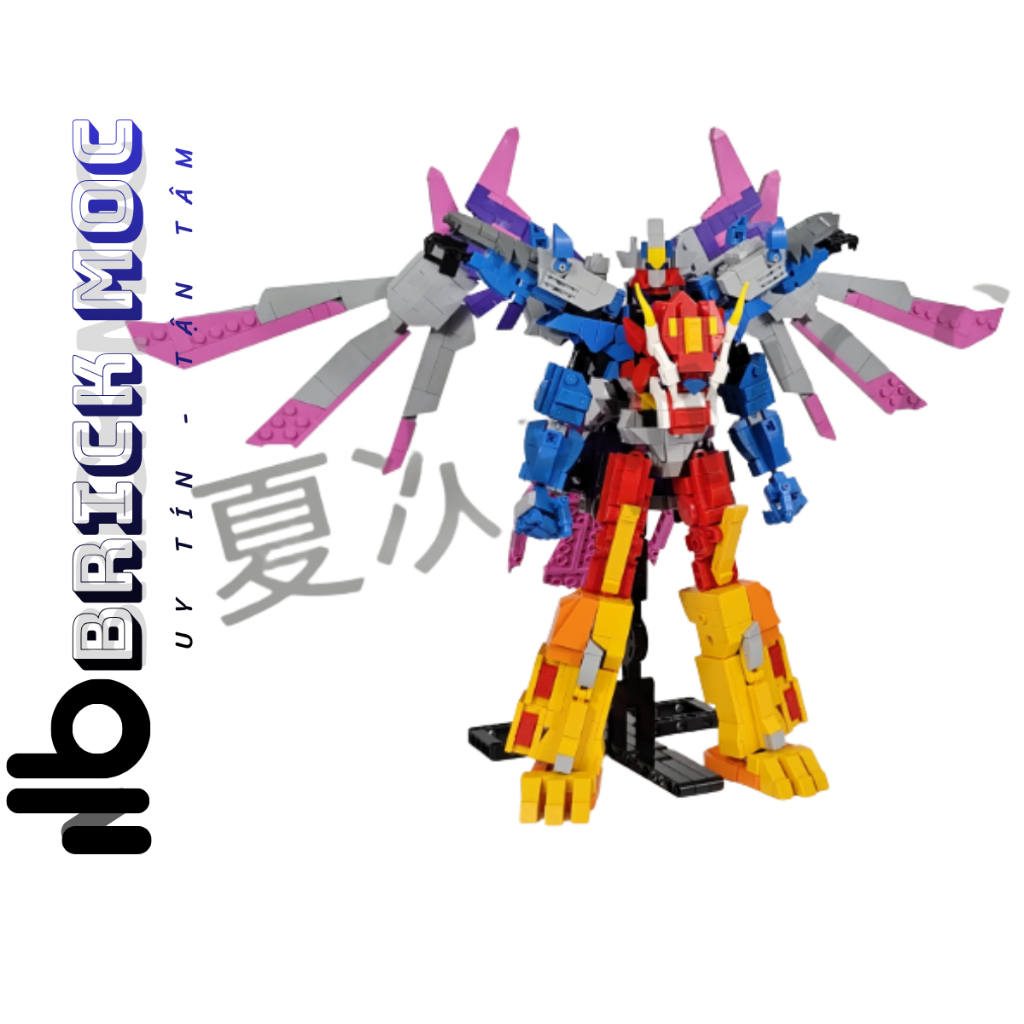 Mô hình lắp ráp Robot MOC Gao super Armed(2980 PCS)