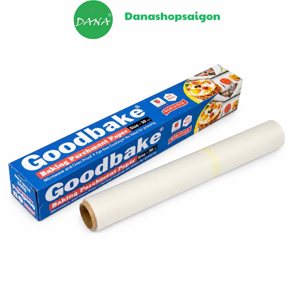 Thùng 24 Cuộn Giấy Nến Nướng Bánh Không Thấm Dầu GoodBake 30cm x 5m
