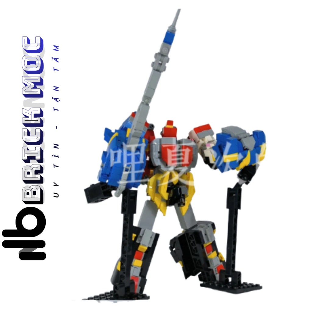 Mô hình lắp ráp Robot MOC Gao Sunper Sentai (1340 PCS)