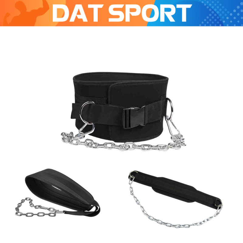Đai Đeo Tạ Dip Belt Tập Gym ,Thể Thao , Có Xích Móc Tạ , Tập Xà Đơn , Xà Kép , Squat