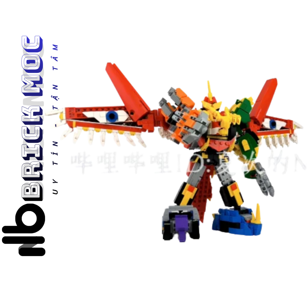 Mô hình lắp ráp Robot MOC Gao Sentai Icarus(1245PCS)