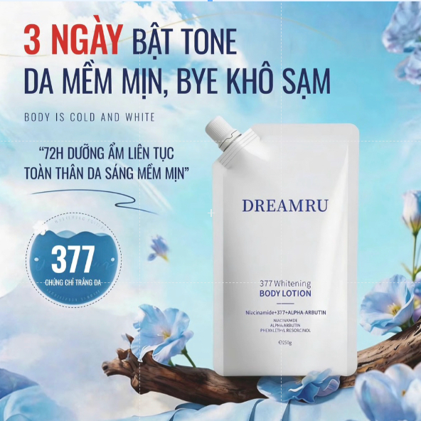 [SALE] Dưỡng Thể 377 Sáng Mềm Mịn Da  250g