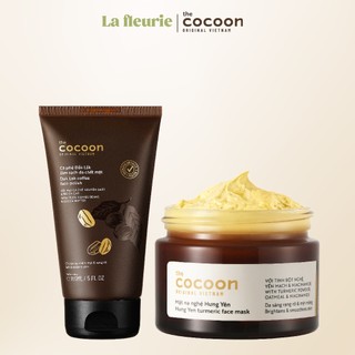 Combo Tẩy Da Chết Mặt Cà Phê Đắk Lắk 150ML + Mặt Nạ Nghệ Hưng Yên 30ML