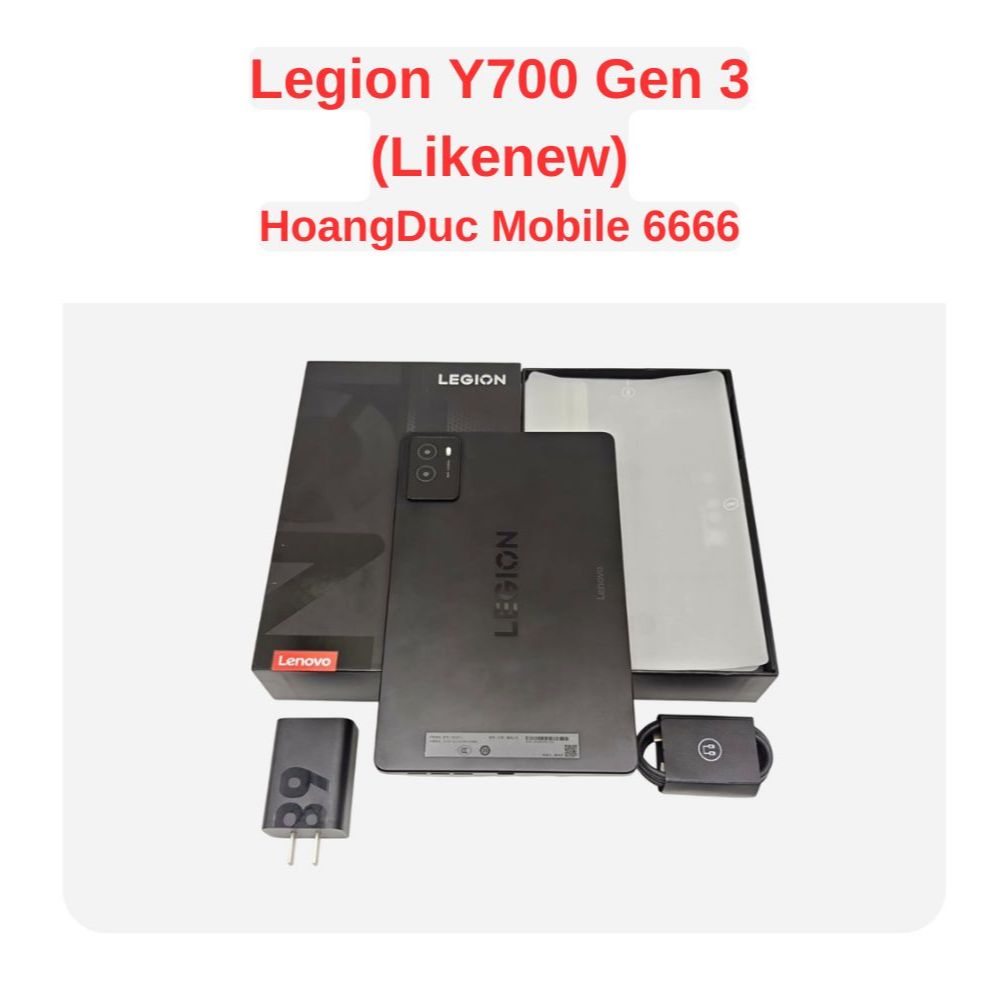 Máy tính bảng Lenovo Y700 Gen 3 2025 8 gen 3 fullbox qua sử dụng