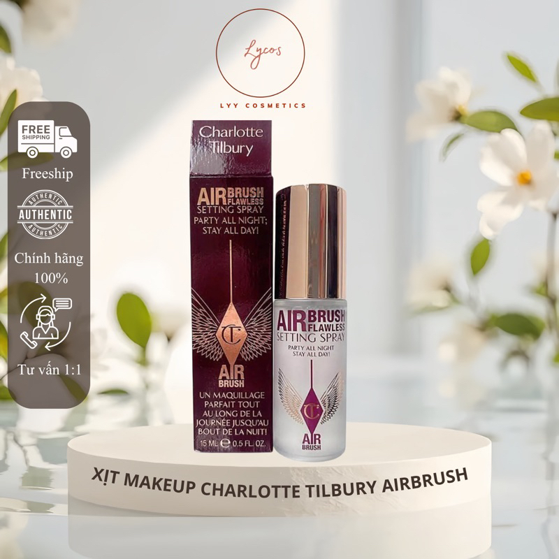 (15ML FULLBOX) XỊT MAKEUP CHARLOTTE TILBURY AIRBRUSH