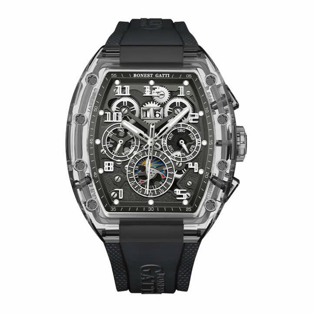 [Chính Hãng 100%] Đồng Hồ Nam Bonest Gatti BG6006 (6006) BG9920 (9920) Crystal Tonneau Máy Cơ (Autom