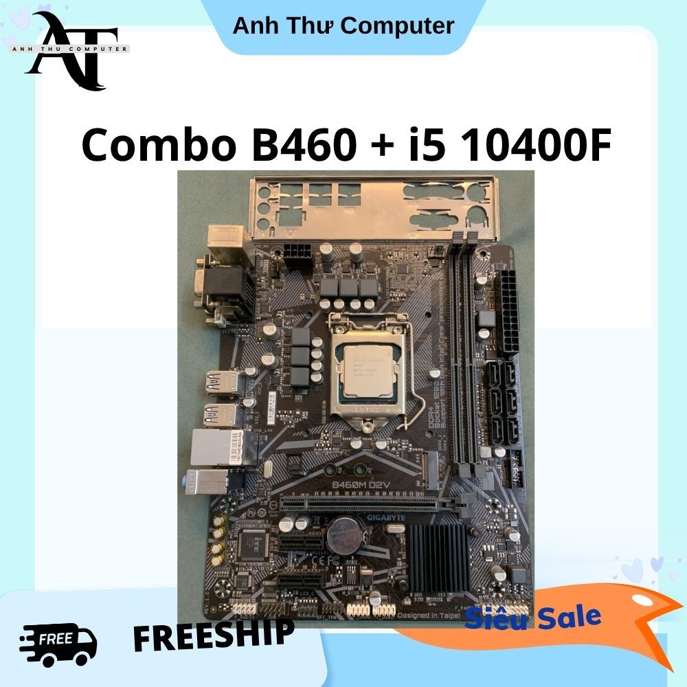 Bộ Combo i5 10400F + Main B560/B460/H510 + Ram Combo Huyền thoại 1 thời