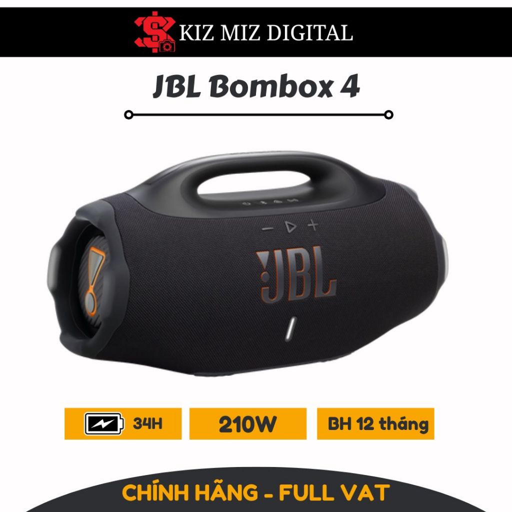 Loa bluetooth JBL Bombox 4 chính hãng, bảo hành 12 tháng