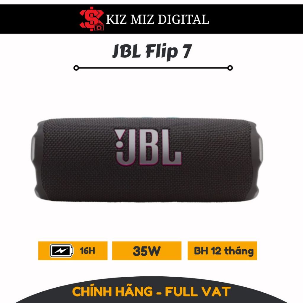 Loa bluetooth JBL Flip 7 chính hãng PGI , bảo hành 12 tháng