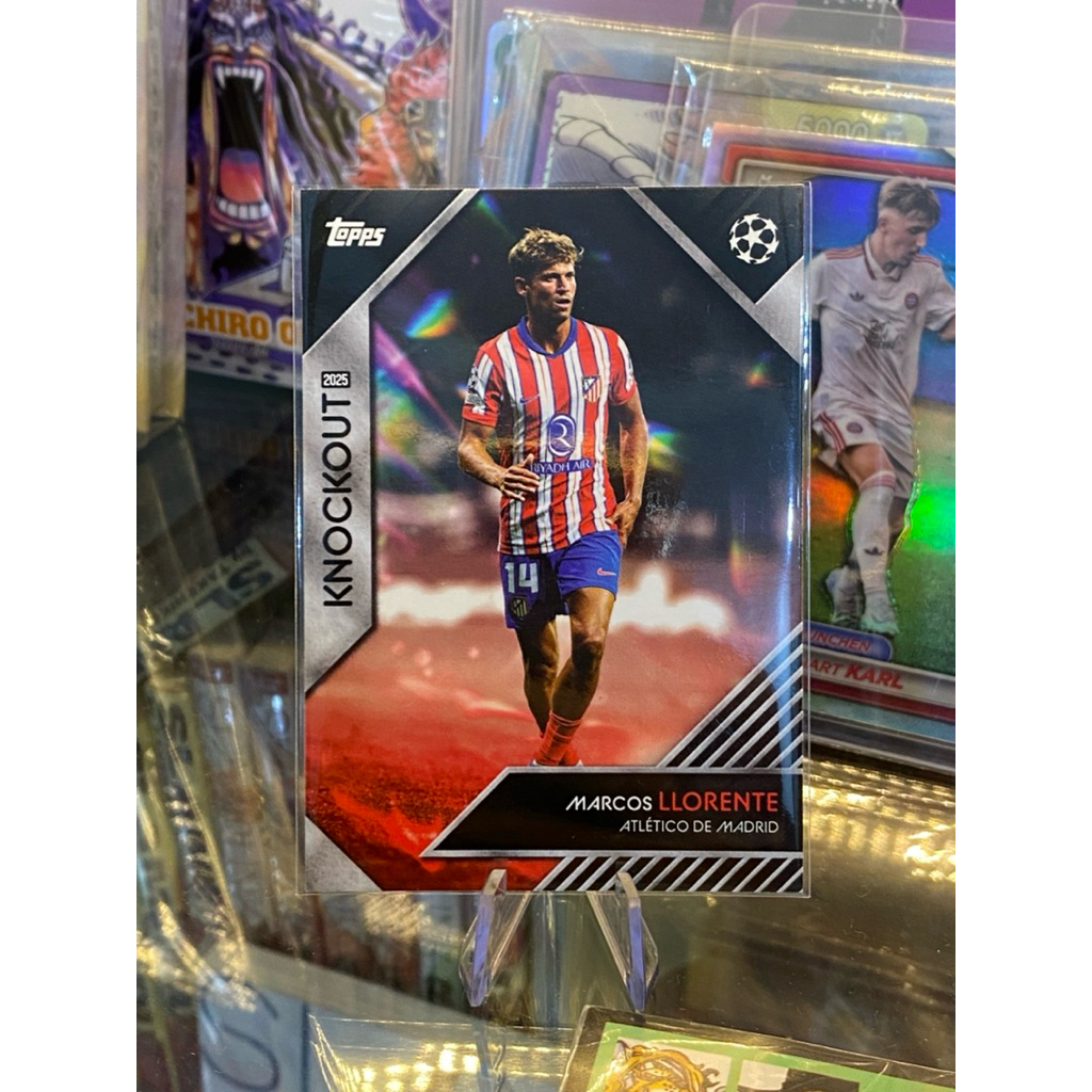 Thẻ Cầu Thủ Marcos Llorenre Topps Knock Out 2023/24 Atletic De Madrid (Thẻ Giấy Cứng)