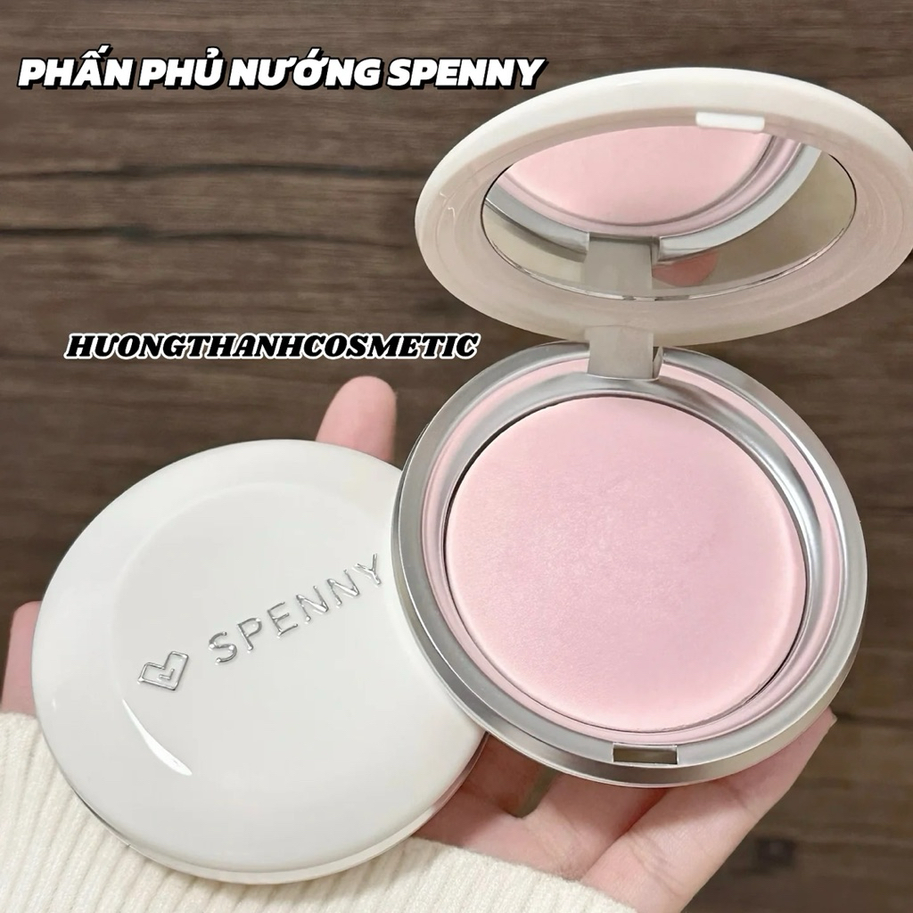 [SPENNY] Phấn phủ nướng Spenny Soft Yarrn Powder Cake hiệu chỉnh màu da HƯƠNGTHANH COSMETIC