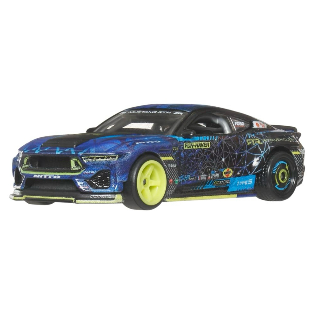 Hot Wheels Premium 2024 Ford Mustang RTR Spec 5-FD - LOOSE: SẢN PHẢM KHÔNG CARD, KHÔNG HỘP