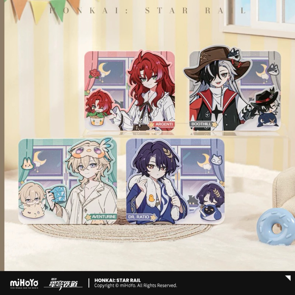 (Mihoyo Official) Card Honkai Star Rail Phainon Mydei DanHeng Blade JingYuan Aventurine Sunday