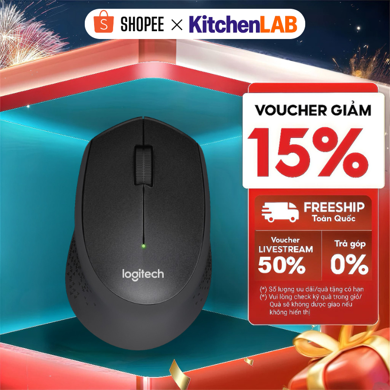Chuột Logitech M330 Silent Plus – Chuột Không Dây Yên Tĩnh Cho Văn Phòng