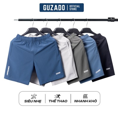 Quần Đùi Nam GUZADO Thể Thao Version Pre Short Phù Hợp Thể Thao Chạy Bộ,Đi Tập,Form Rộng GSR06-GASR25S006