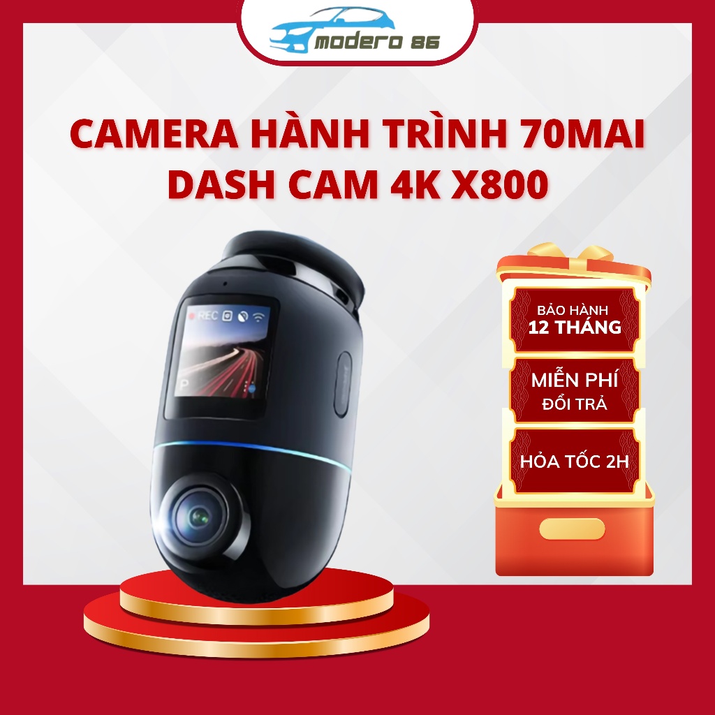 Camera hành trình 70mai Dash Cam 4K OMNI X800 - Phiên bản quốc tế