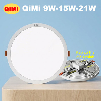 Đèn Âm Trần Siêu Sáng QiMi 9W/15W/21W - Nút Gài Tuỳ Chỉnh Linh Hoạt Lắp Đặt Dễ Dàng Ánh Sáng Êm Mắt