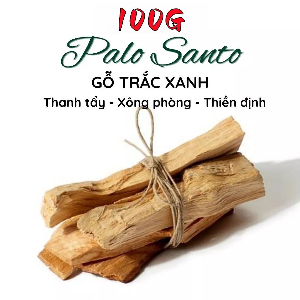 100g Palo Santo/Palo Santo Gỗ/Gỗ Palo Santo Dùng Xông Phòng