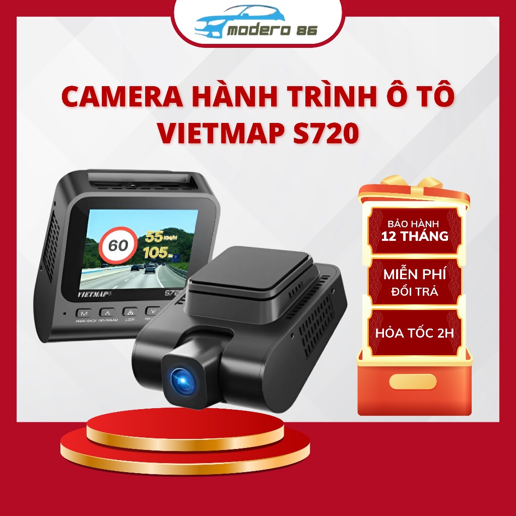 Camera hành trình ô tô Vietmap S720 - Cảnh báo giao thông