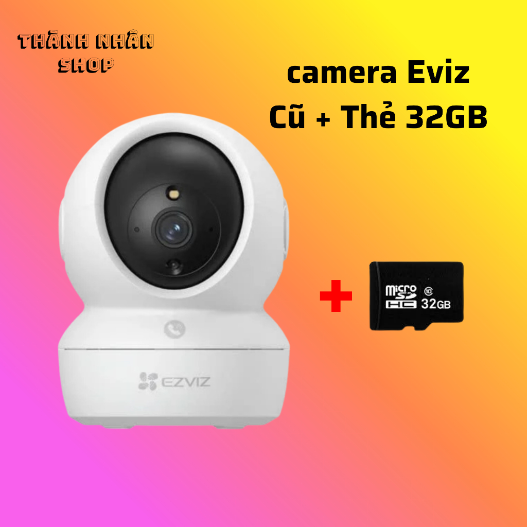 Camera Eviz C6N cũ sử dụng bình thường cam nét kèm thẻ nhớ 32GB