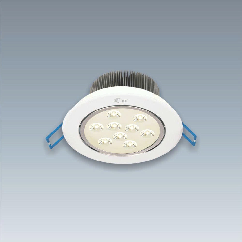 Đèn LED âm trần Anfaco AFC 512B 9W, hàng chính hãng, Bảo hành 3 năm